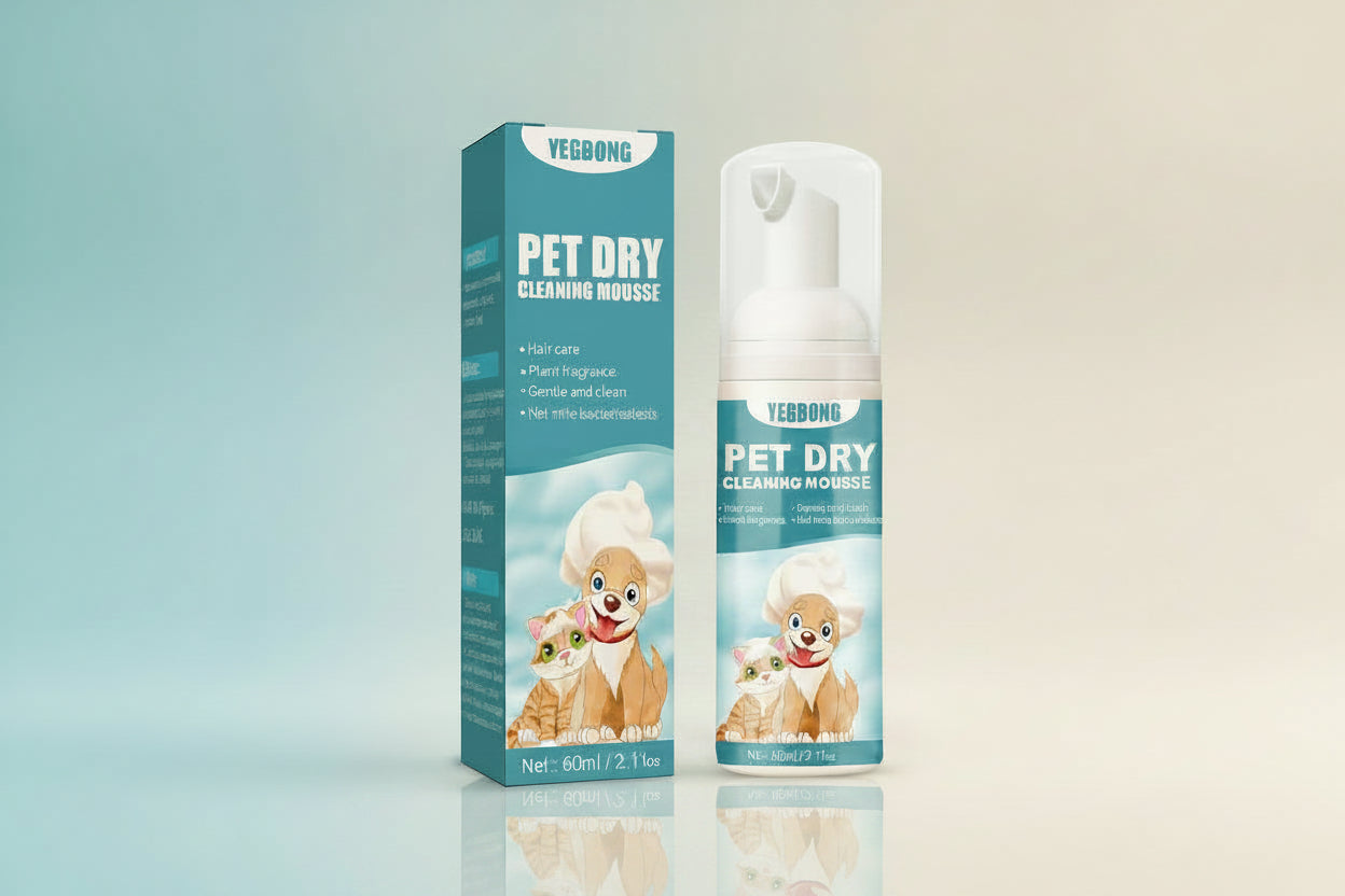 Waterless Cat Dog Shampoo No Rinse Dogs Cats Cleaning Mousse Pet Grooming Supplies for Safe Bathless Cleaning Odor Eliminator